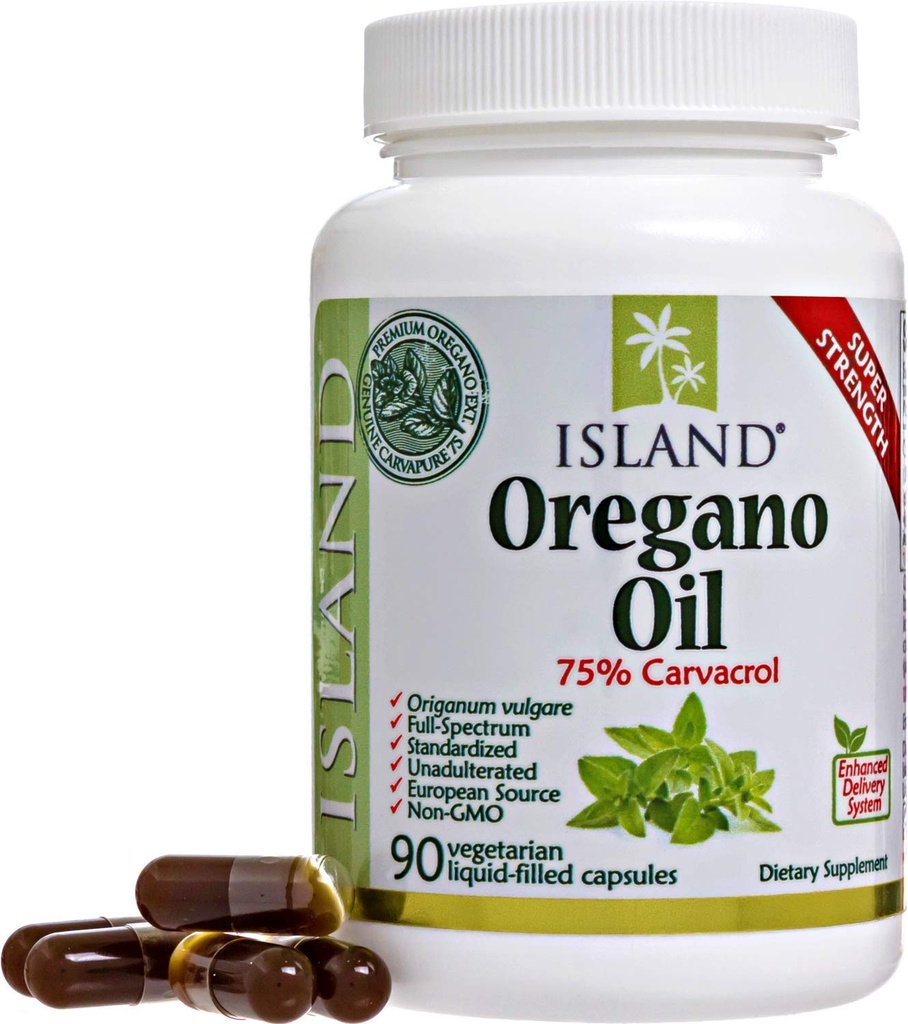 Oregano Oil Capsules, 有机成份 - Super-Strength, 西班牙种植, 90厘米液态- 装配 - Oregano Capsules有机石油, 强化交付