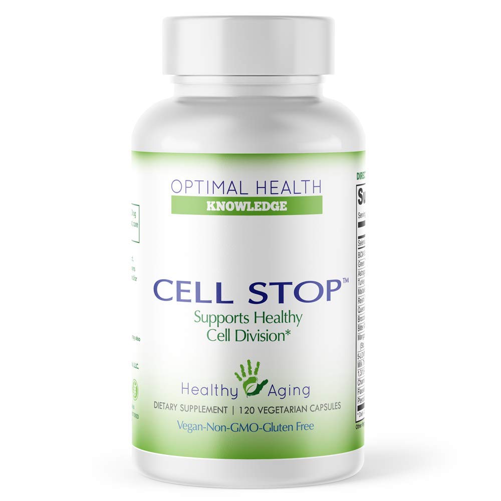 CELL Stop - 强大的细胞部支持, Propertity Blend 包括 Curcumin, 绿茶, Reishi 蘑菇, 土耳其 Tail 蘑菇, Broccoli 提取器, 13/1,6 Beta Glucan, 以及其他 - 120 Veggie Capsules