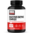 FORCE FACTOR 消化酶综合体 支持消化酶健康,古特健康,为男女提供布洛特救济,全谱10 消化酶,Non-GMO,90 Capsules