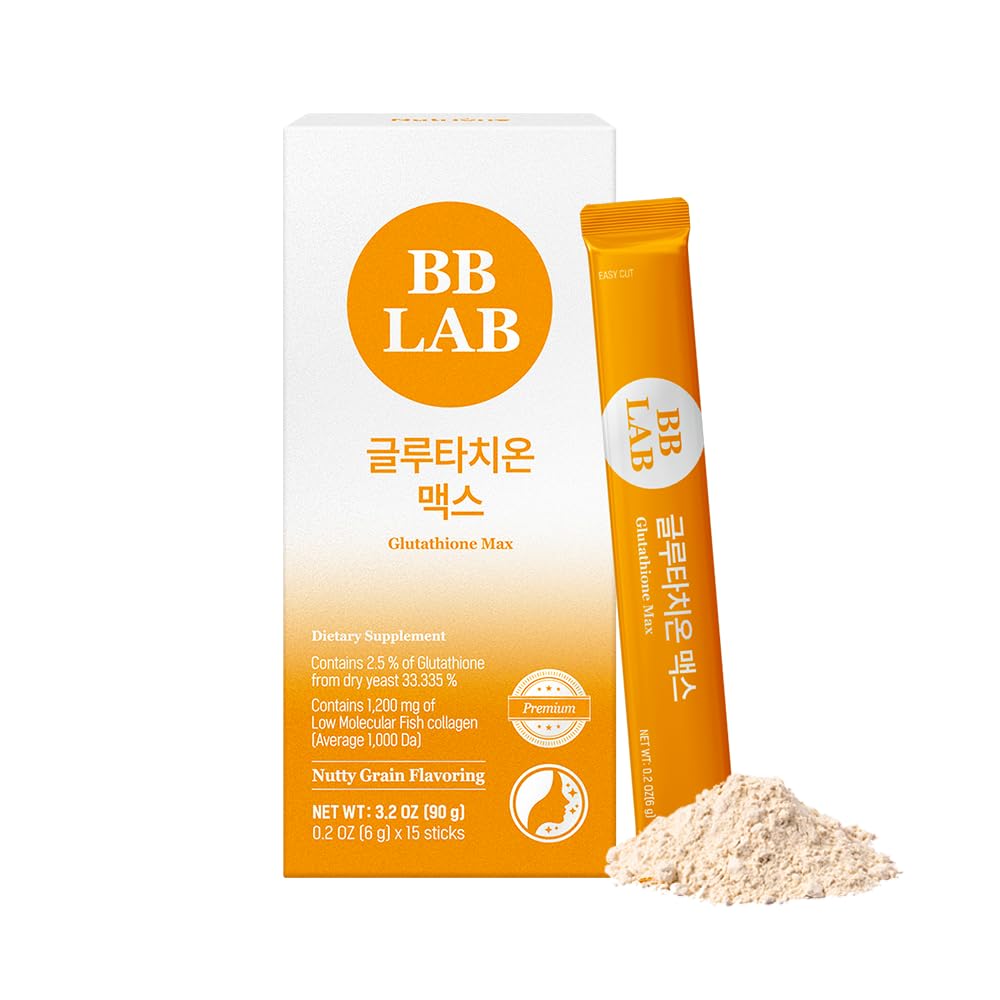 BB LAB Glutathione Max 粉丝棒补充剂 韩国 Glutathione 低分子鱼类凝胶女性 维生素C 快速吸收 抗氧化剂 抗衰老