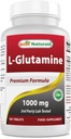 最佳天然L-Glutanine 1000mg 劳动燃料(非GMO)牌匾,180个