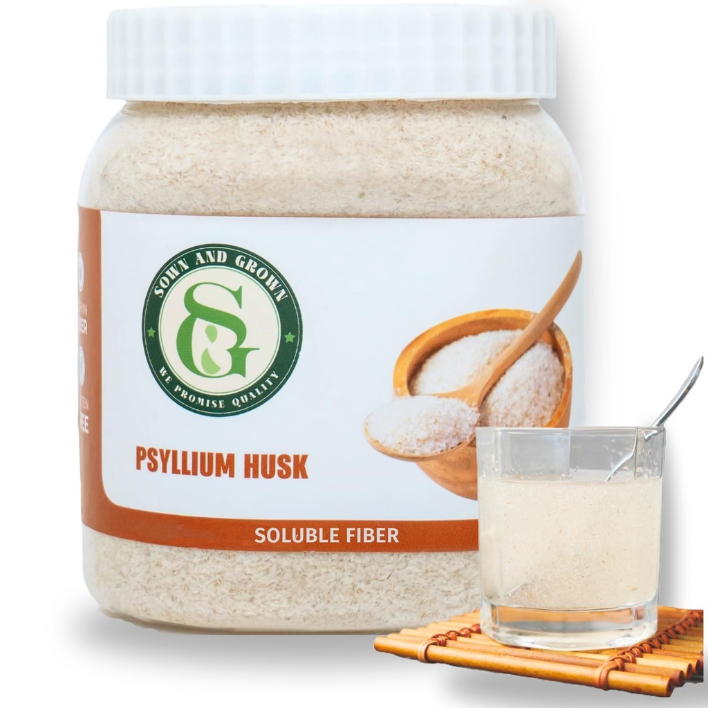 Psyllium Husk 整体,12 Ounce - 整体 Husk 纤维补充品,Vegan,无糖或人工甜品,非转基因生物,Gluten Free