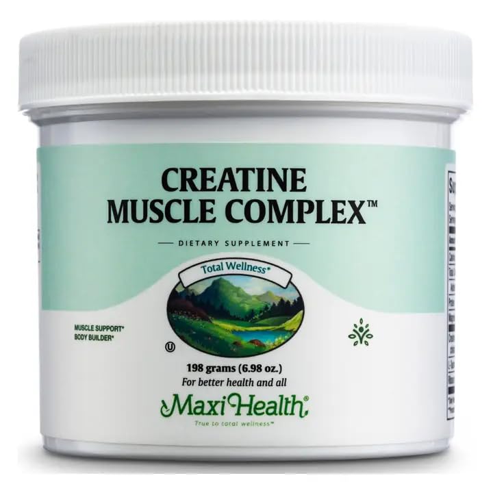 Maxi-Health 单水合物 Creatine for Muscle Mass with L-Taurine and Ribose Powder - 营养补充预和后工作