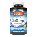 Carlson Labs 狂野捕捉 Elite Omega-3, 1600mg, Omega 3s, Soft Gels, 90 Counter (英语).
