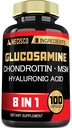 7000mg Glucosamine Chondroitin MSM 配有Imune补充剂——支持骨骼,联合健康,免疫系统和整体健康——100卡普尔