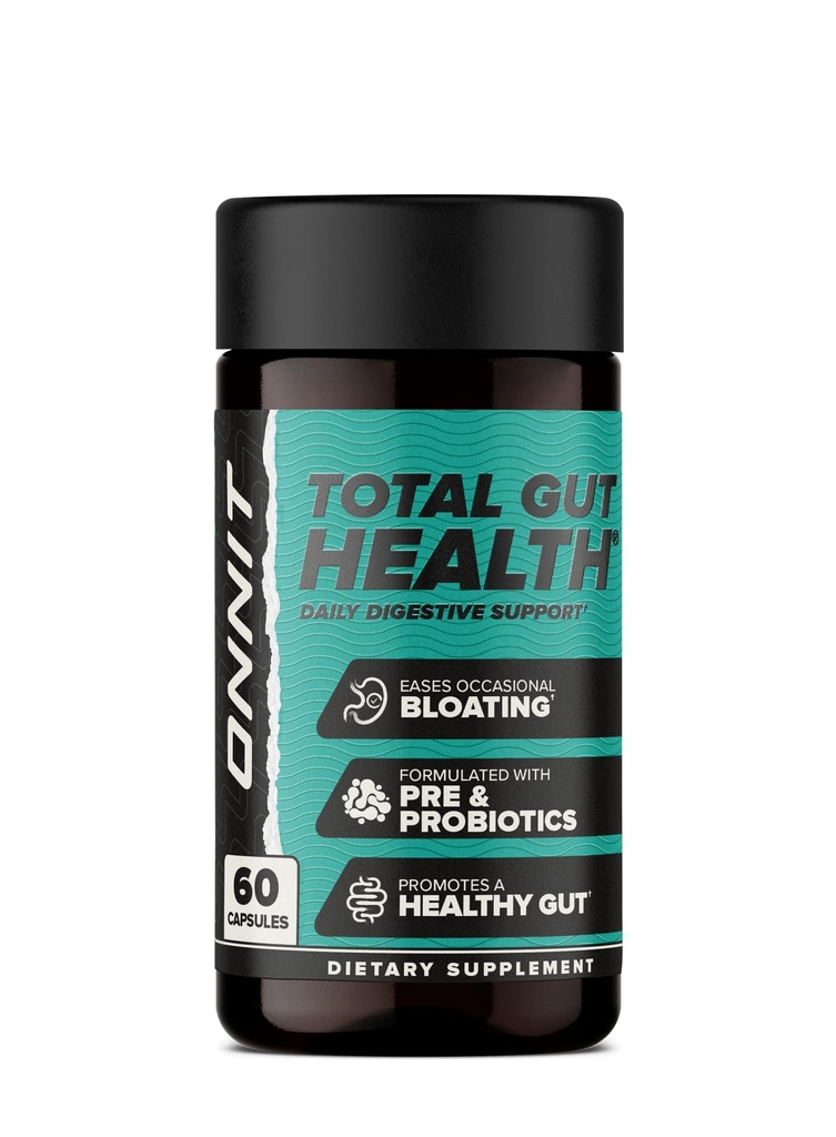 ONNIT 综合健康日报摘要支助,IGENTM 非GMO 测试摘要补编,供妇女和男子使用,有7种抗生素、预生素、酶和Betaine HCL,60种