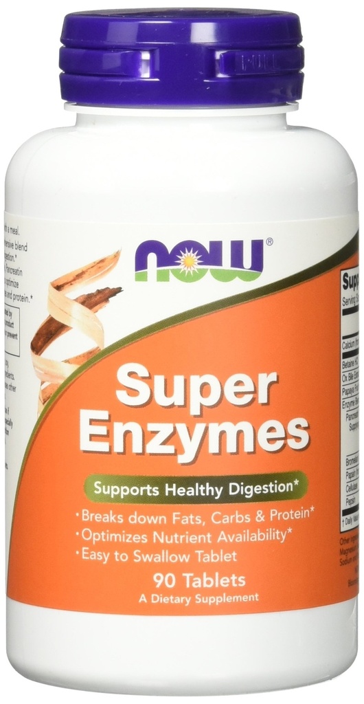 Now Super Ezymes, 90 平板电脑( 2 包)