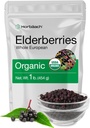 Horbäach 长莓干燥有机物 | 1 lb Bulk Bag | 全欧 | 非GMO lu Gluten Free | Sambucus Nigra