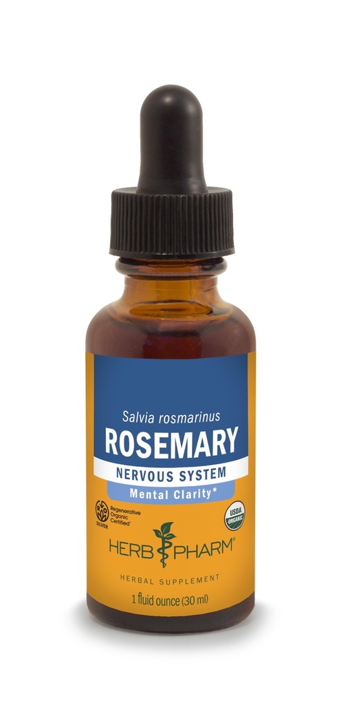 Herb Pharm 认证有机罗斯玛丽液提取器, 1 Fl Oz(包装 May Vary)