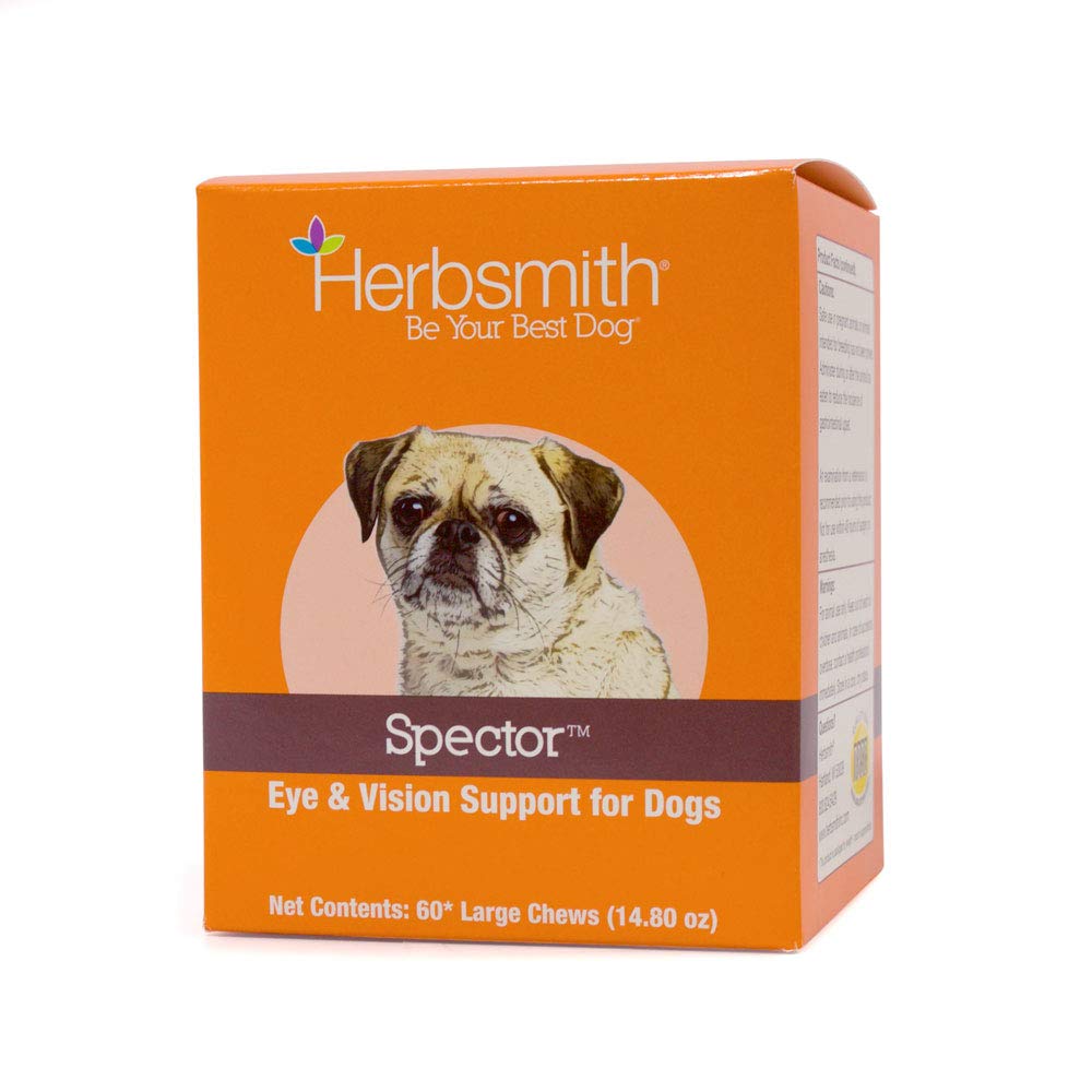 Herbsmith Spector - 狗眼与视觉支持 - 修理灰眼 - 狗眼高级补充 - 狗眼抗氧化剂 - 60Ct大嚼