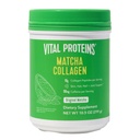 重要蛋白质 Matcha Collagen Peptides 粉末增殖, Matcha Green 茶粉, 10.5 oz, 原始火焰