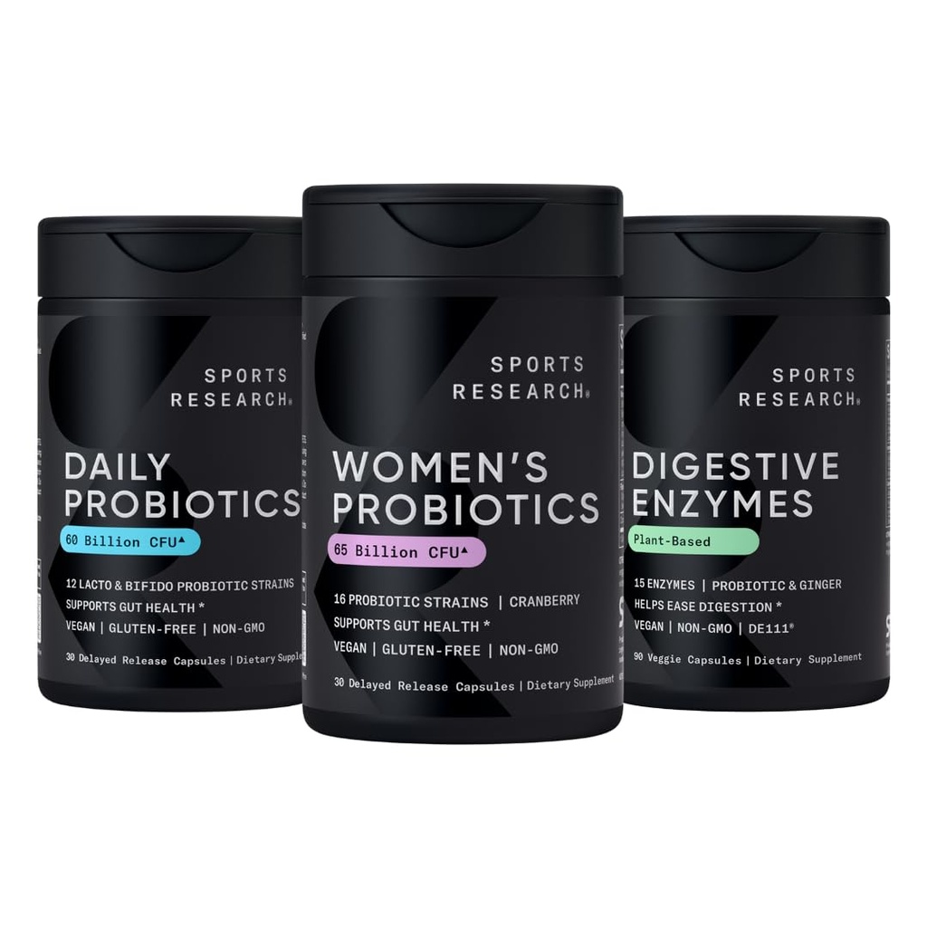 运动研究 All Vegan:每日用预生(60亿 CPU),消化酶用预生(Plant Based)和女性用预生(65亿 CPU)