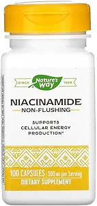 自然之路,Niacinamide,500 mg,100 capsules