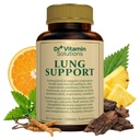 DR VITAMIN SOLUTIONS 男与女肺除毒补充剂 - 10in-1 blend w/Vitamin C & Butterbur Root - 支持肺健康和呼吸功能 - 改善呼吸,氧气流 - 30 Vegan Caps