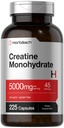 Horbäach Creatine Monohydrate → 5g → 225 Capsules → Non-GMO, Gluten 免费补编