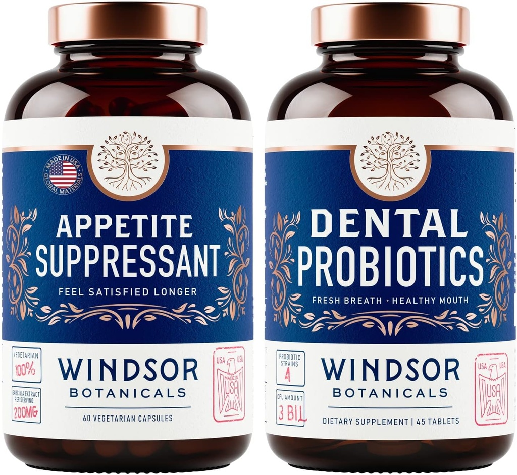 WINDSOR BOTANICALS 重力损失抑制剂和坏气囊的牙科抗生素