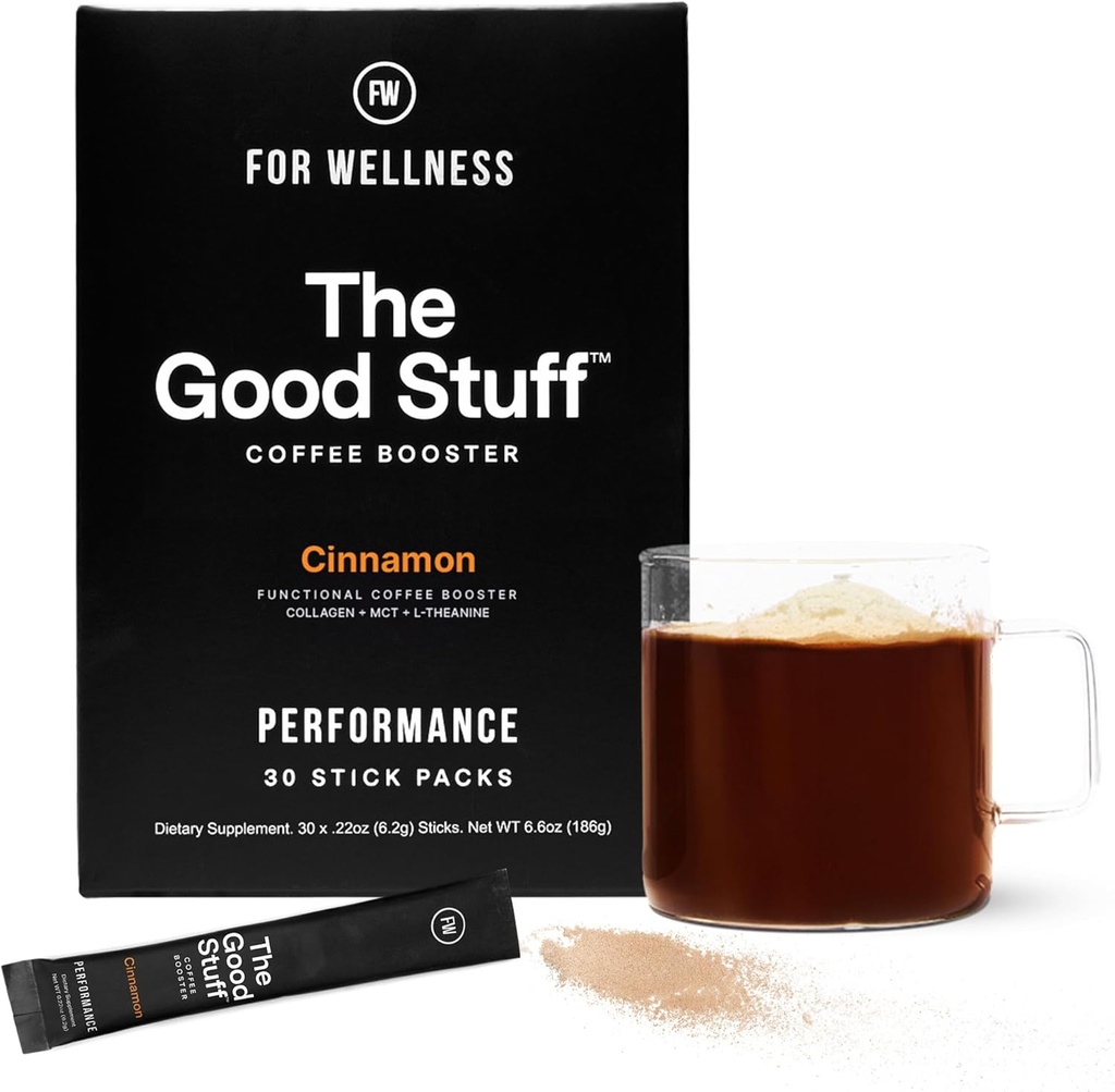 (原始内容存档于2019-09-21). For Wellness The Good Stuff Perforce - Coffee Boster QQ Collagen + MCT Powder 补充L-Thenine和抗氧化剂用于无Jitter-Free Energy & Stamina → Non-Dairy, Keto-Friendly, 30 services