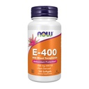 现在食品补充品,维生素E-400 IU 混合托可热醇,抗氧化剂保护*,100软胶