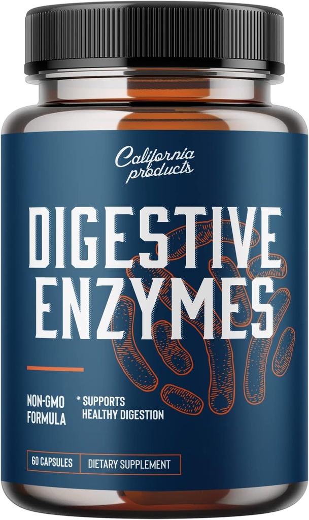 Gut Health的消化酶补充剂 - Pancreatin 消化酶 Upset Somach Relief and Leaky Gut Reference - 纯酶消化酶补充剂 男女