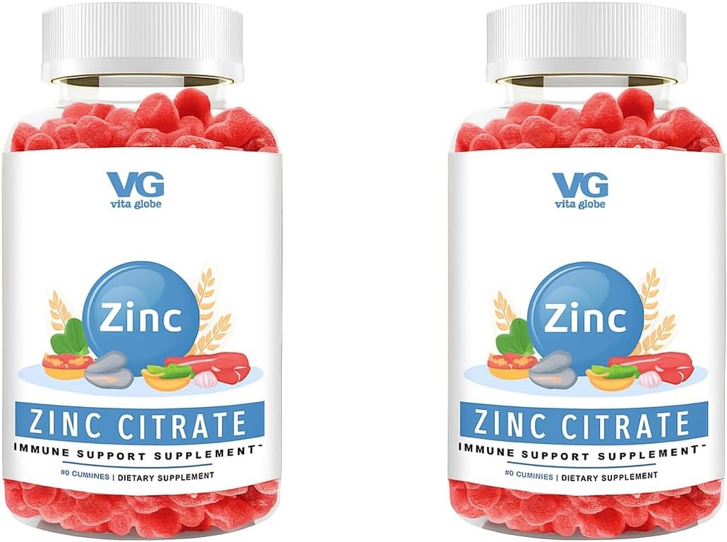 VITA GLOBE ZUBE GLOBE GLOBE – 50mg Daily Zinc Supplement → Immune System & Skin Health Support → Vegan,非GMO可口味的成人与儿童维生素 – 96 Counter (Pack of 2) 互联网档案馆的存檔,存档日期2014-09-2.