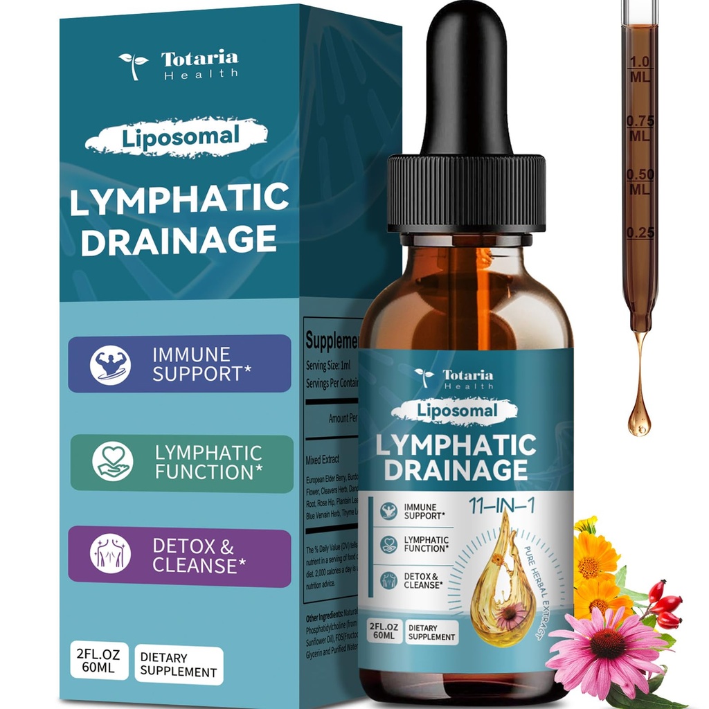 利波索马尔液滴 -- -- 11分之一有机液滴 -- -- 配有Burdock Root、Echinacea、Merderberry、Calendula、Cleavers Herb、Dandelion支持液滴健康