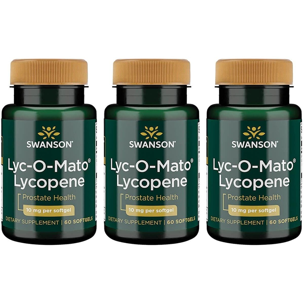 Swanson Lyc-O-Mato Lycopene 10 毫克 60 Sgel(3包)