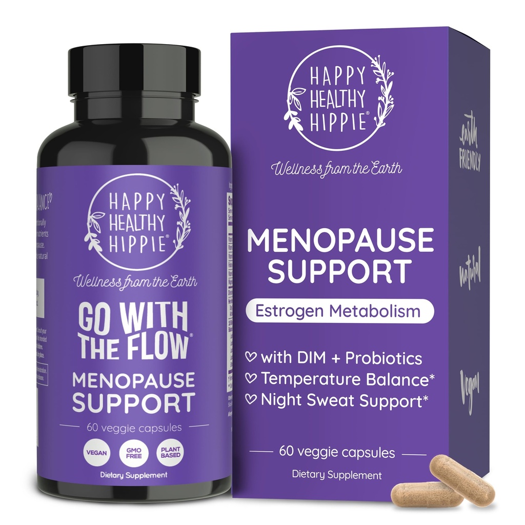女性更年期补充剂 — DIM 补充剂 + Probiotics + 雌激素代谢和荷尔蒙平衡支持 — — perimenopause Relief — 热闪光, Mood Swings & Night Sweats — — 董奎 — — 60 Ct