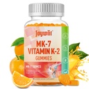 维生素K2 MK-7 Gummys 100mcg, 骨骼和 He-Art 支持的外力K2 维生素补充, 厨用天然橙色火焰, 非 GMO, Vegan, 60 Gummys