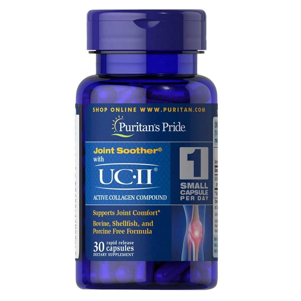 清教徒的骄傲 UC-II 40mg 活性凝胶化合物 30 Capsule