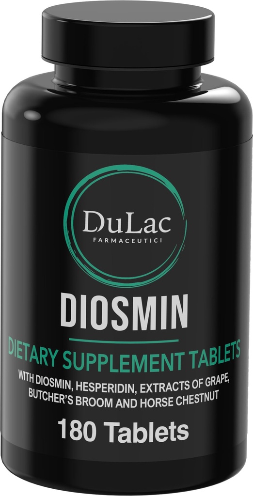 Dulàc - Diosmin Hesperidin 1000mg 饮食补充180平板,富含马栗抽取和屠夫室