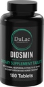 Dulàc - Diosmin Hesperidin 1000mg 饮食补充180平板,富含马栗抽取和屠夫室