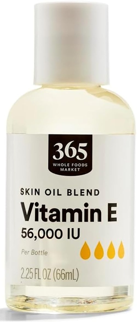 365,全食品市场,维生素E皮肤油 56,000 IU,2.25 fl oz