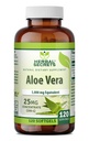 草药秘诀 Aloe Vera 25 Mg 焦距 200:1 → 5000 Mg 等效 → 120 Softgels → Non-GMO → Gluten-free → 制造于美国