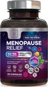 与Dong Quai、Chaste Berry、Black Cohosh、8亿CFU Probiotics -- -- 热闪光夜汗和更年期救济阴道、消化性健康 -- -- 120个Capsules