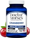 Cranberry Supplies Pills for Women and Men, 3000mg 强度,含维生素C的尿道切片支持,由林业发展局注册制造,NSF认证设施,总体健康支持,90 Capsules