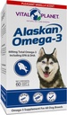 生命星球——阿拉斯加Omega-3鱼油补充物,配以600毫克Omega-3,高在DHA和环保局,来自可持续收获的野生捕捉冷水鱼,60个香草软胶