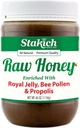 Stakich Royal Jelly, Bee Pollen, Propolis Raw Honey - 纯,未加工,未加热 - 40 Ounce