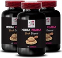 草药支持 - MUIRA PUARK EXTRACT - 能量协同,耐力提升,基于植物的振兴,能量混合,每日充电,焦点动力,生活方式激活 3瓶180 Capsules