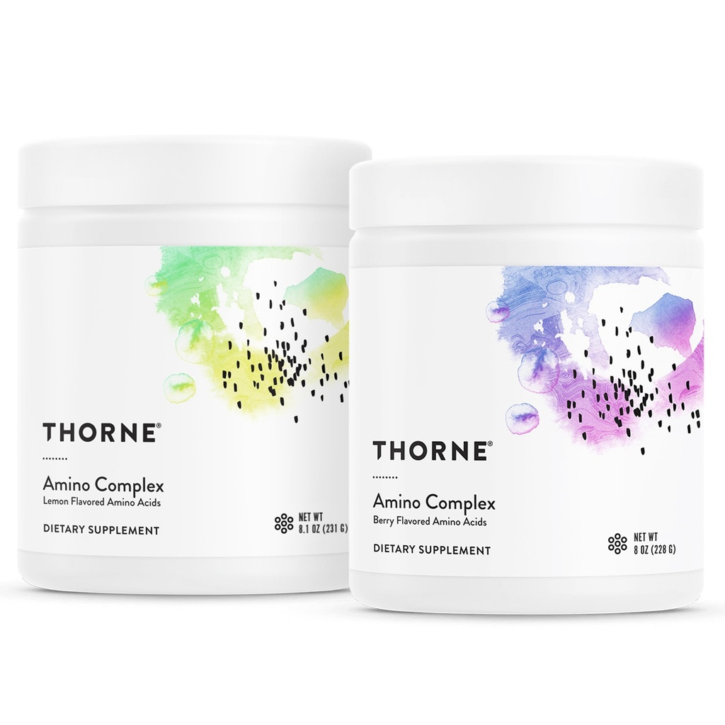 THORNE - 氨基复合气缸 - 促进精益肌肉质量和能源生产 - Lemon & Berry Flavors