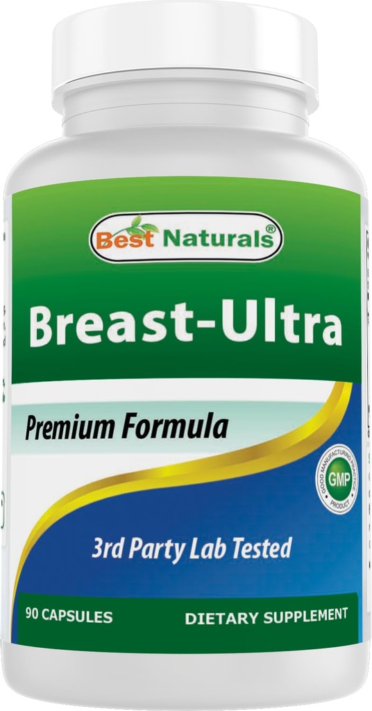 最佳天然乳房-Ultra乳房扩大药丸 90 Capsules(90 Counter of 1)