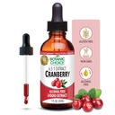 植物选择 无酒精液体 提取草药补充剂, Cranberry, 1 Ounce