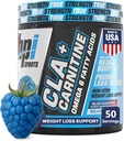 BPI Sports CLA+Carnitine – CLA L Carnitine & Linoleic Acid – L Carnitine 增肥,代谢和精液肌肉补充剂 – 咖啡因自由 – 蓝莓 – 50 services – 12.34 oz