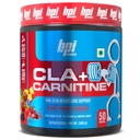 BPI Sports CLA + Carnitine – Conjugated Linoleic Acid – Performance, Lean Muscle – Caffeine Free – For Men & Women – 300 gms– 50 servings – Fruit Punch