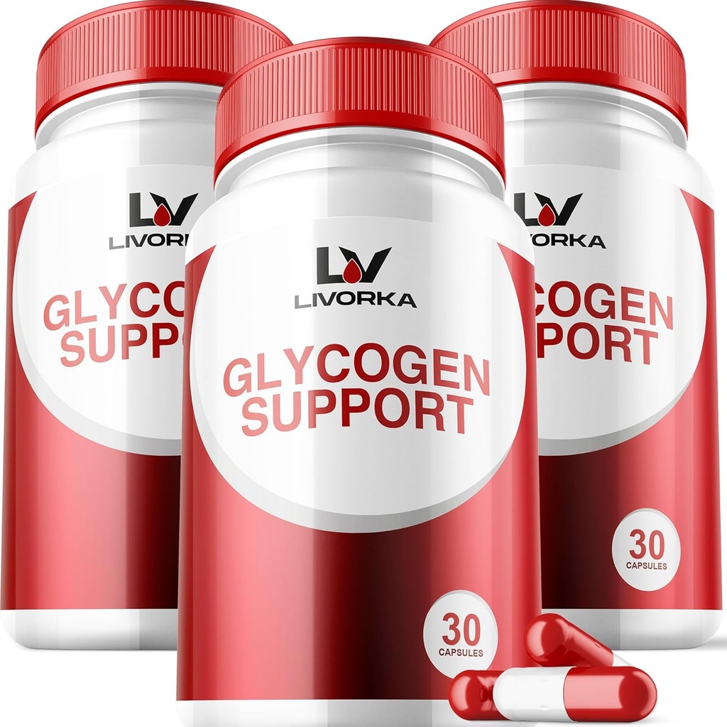 3 Pack - Glycogen 支持,Glycogen 控制高级公式,Glycogen Capsules,Glycogen Fix with Powerful Infements,每瓶30 Capsules 90天