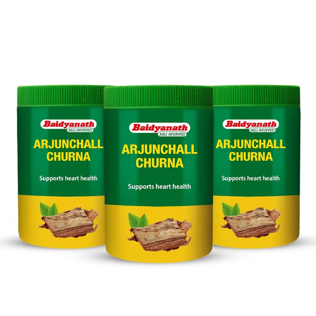 Baidyanath Arjunchall Churna - 100 g (Pack of 3)