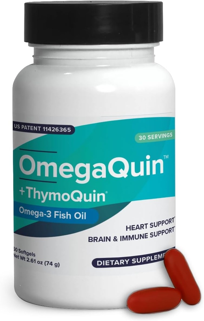 Omega Quin 黑种子油 + Vivo 巨鱼油 → 协同型 Omega-3 & Thymoquinone 补充品