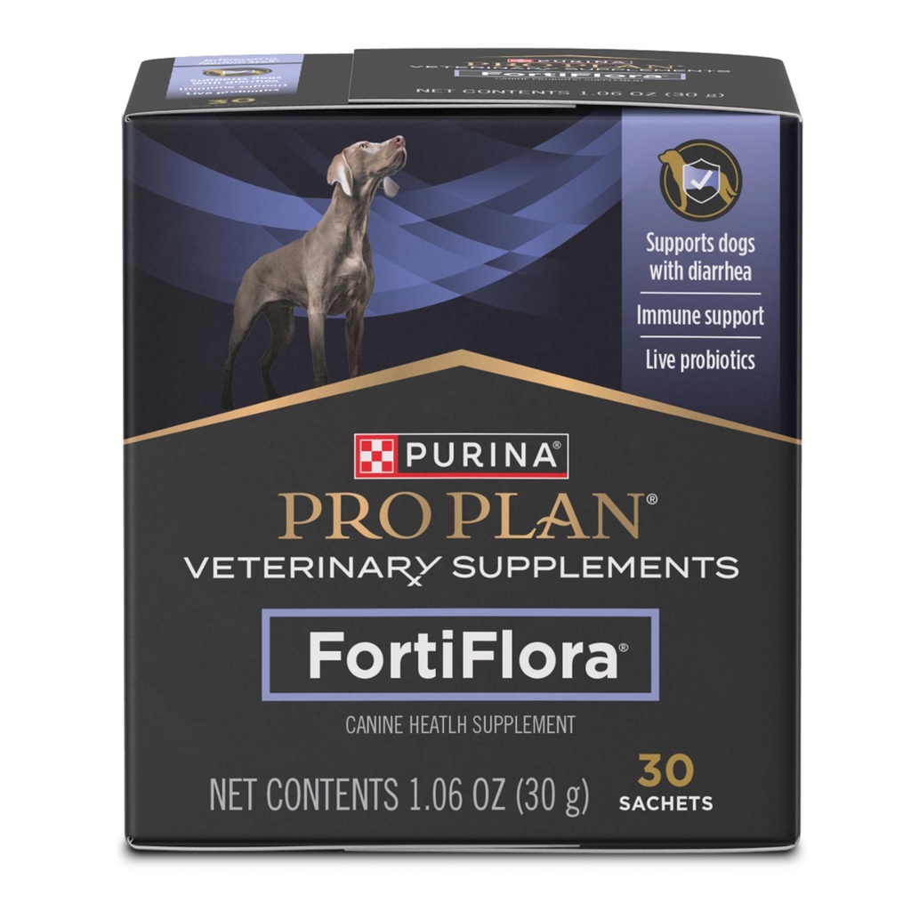 Purina Pro Plan 兽医补充剂 FortiFlora Dog Probiotic补充剂,犬类营养补充剂-30 ct. 盒