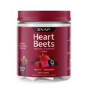 Snap 补充 Heart Beets 有机 Beet Root Soft Chews, 男女心血管支持补充, CoQ10 & Red Spinach, 心脏健康和流通支持, 无糖, 混合莓, 60 Chews