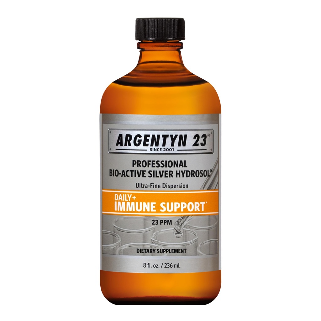 Argentyn 23 专业免疫支持 - 类固醇银,生物活性银氢溶液,23 ppm,液晶顶,8 Fl Oz(236 mL)