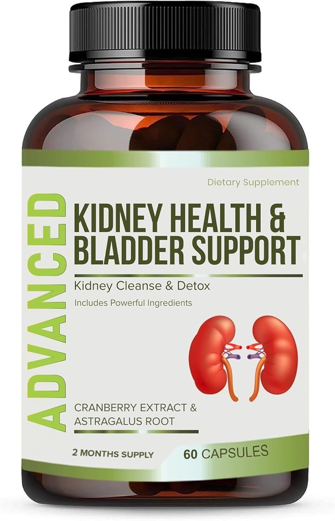 肾脏清洁除毒和修理 -- -- 肾脏支助补充品 -- -- Chanca Piedra、Cranberry、Juniper Berries for Kiney Detox和Bladder Health。